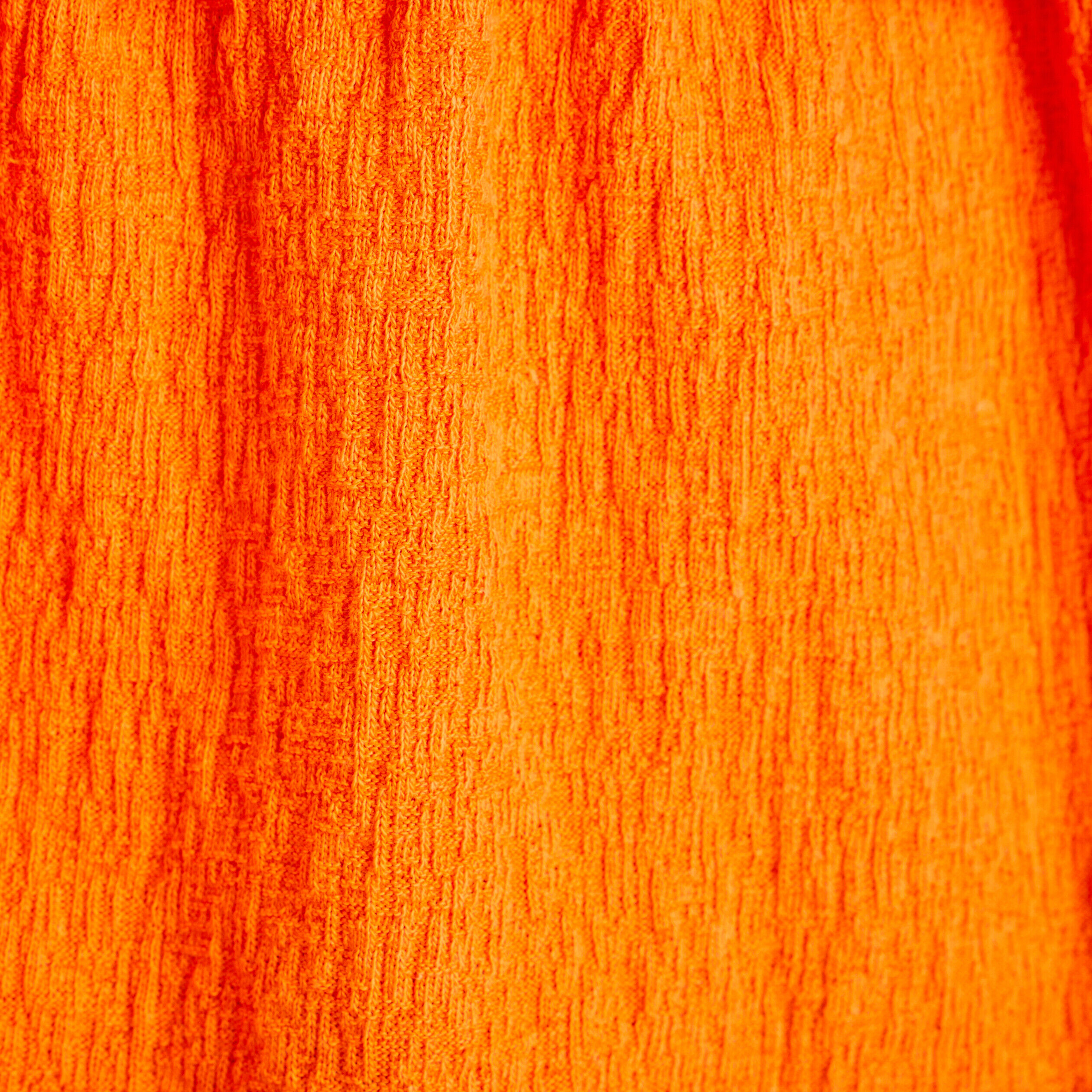Débardeur col aspect crochet orange femme | Cache Cache
