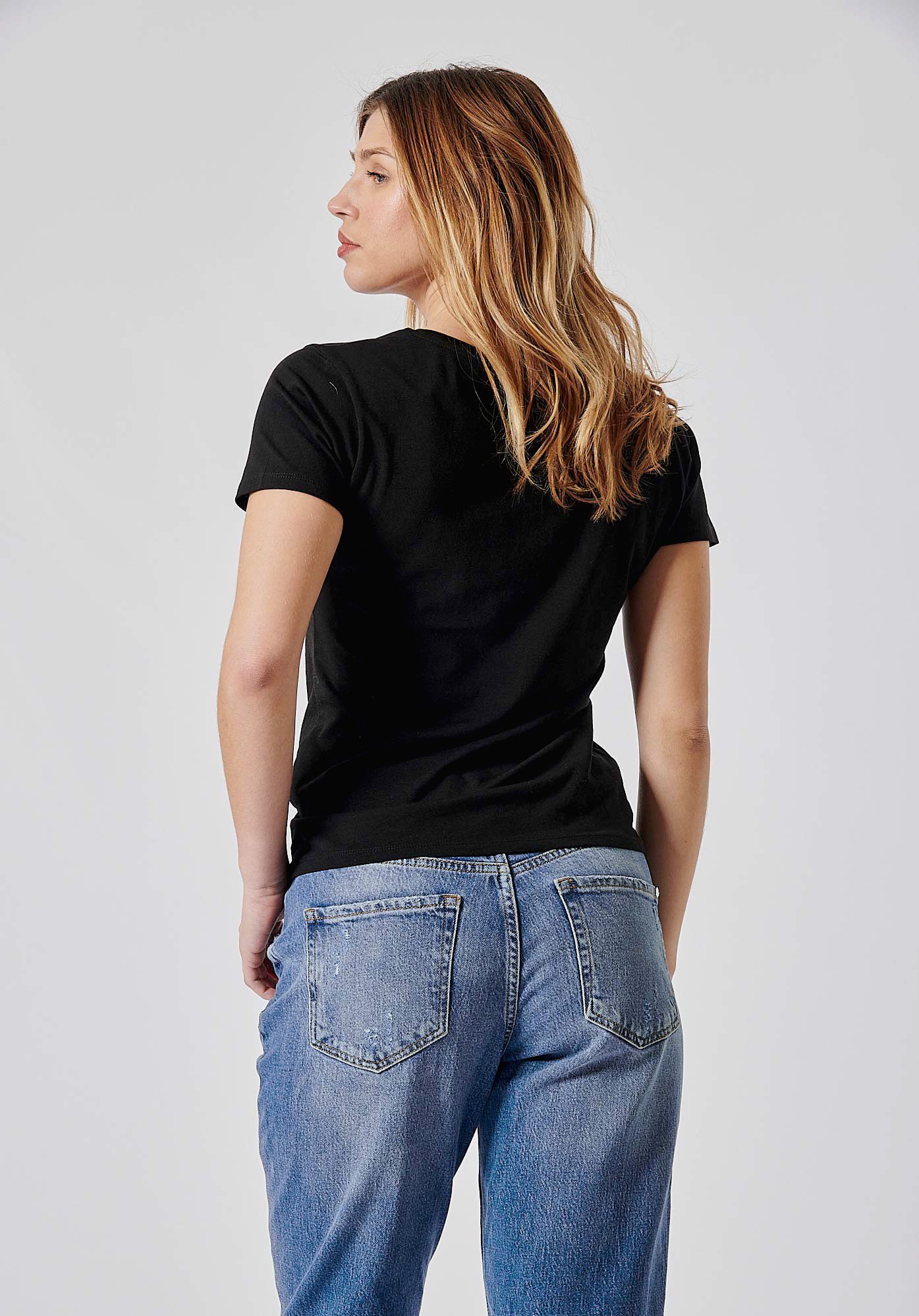 FRAN   T-shirt noir Femme