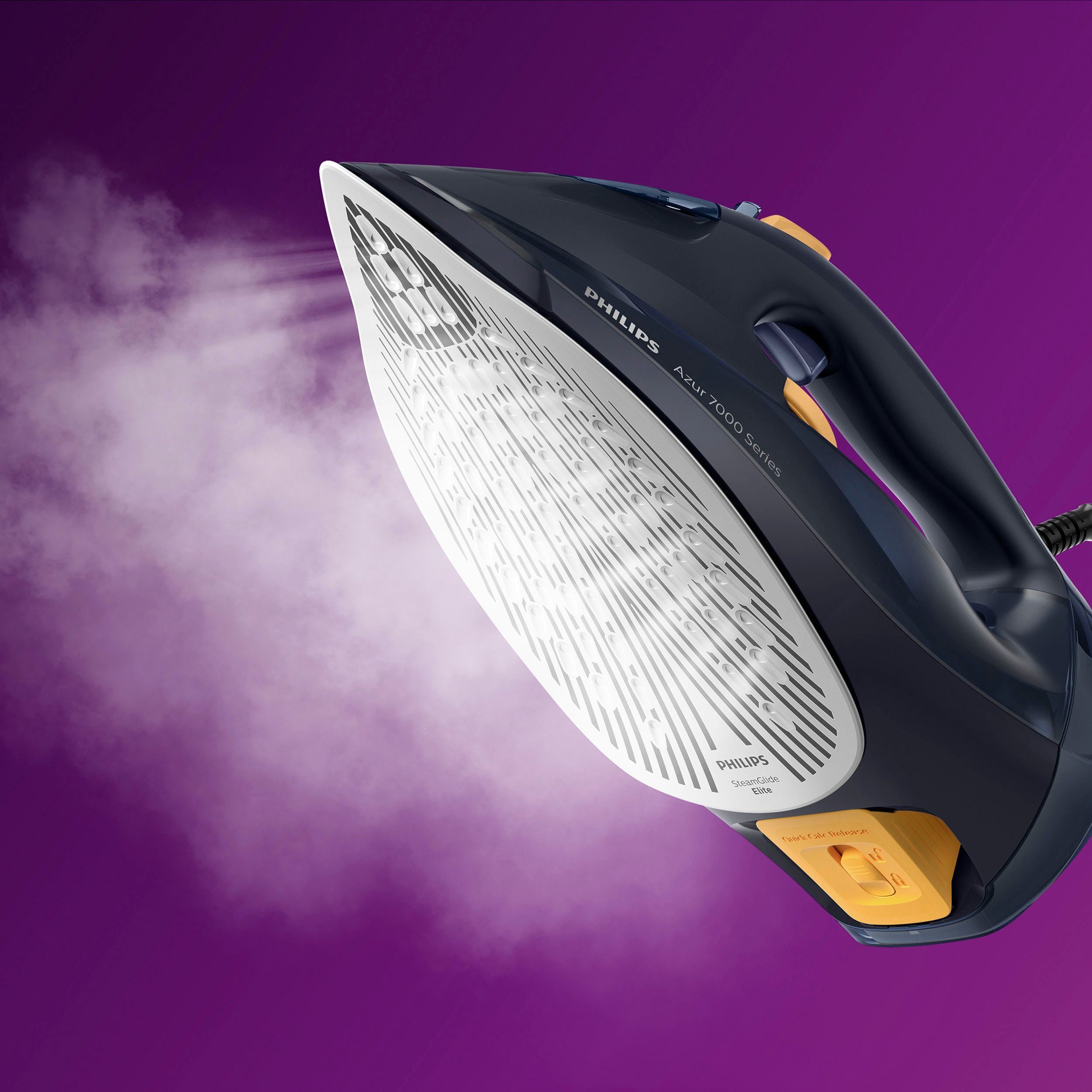 Philips Dampfbügeleisen DST7060/20, 3000 W, mit 300 ml Wassertank und 55gr/Min Dauerdampf