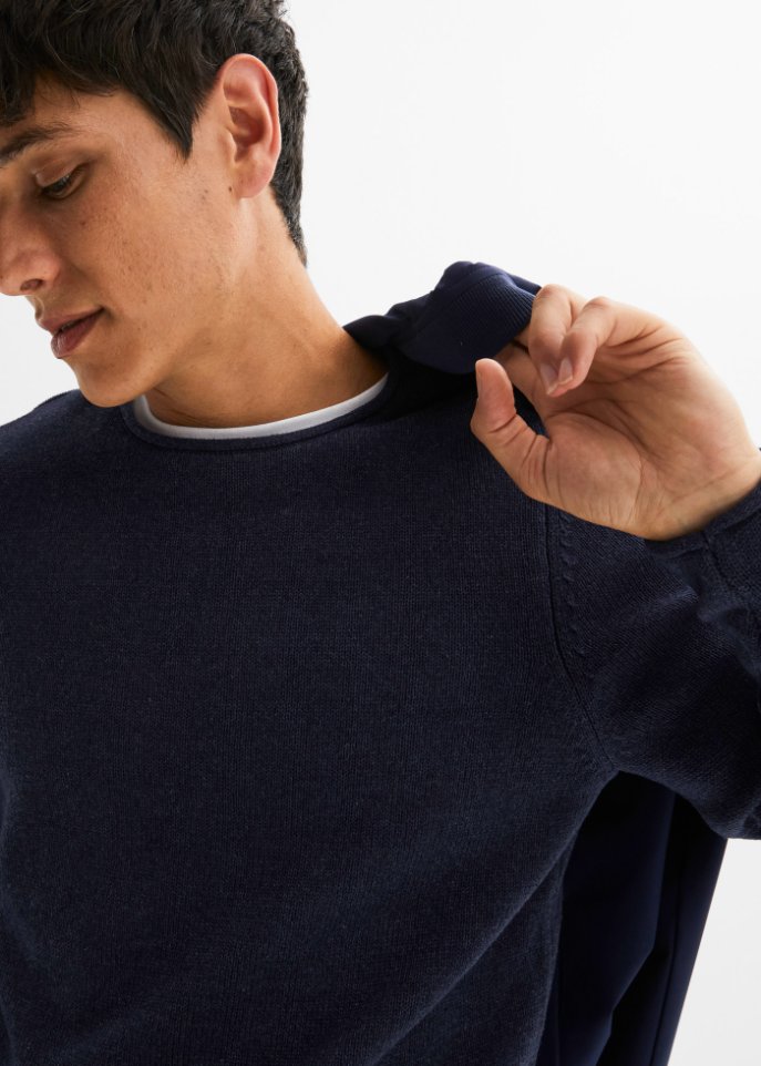 Pullover mit recycelter Baumwolle