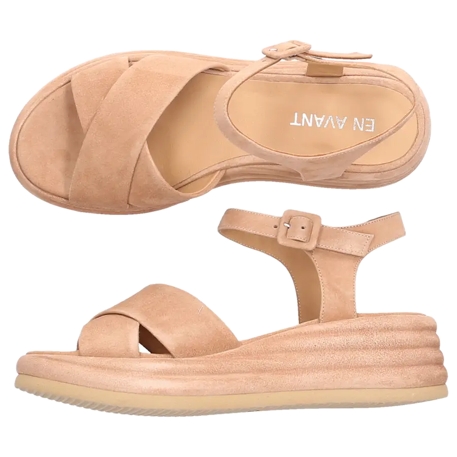 EN AVANT - Sandalen 2666 Kalbsleder - beige