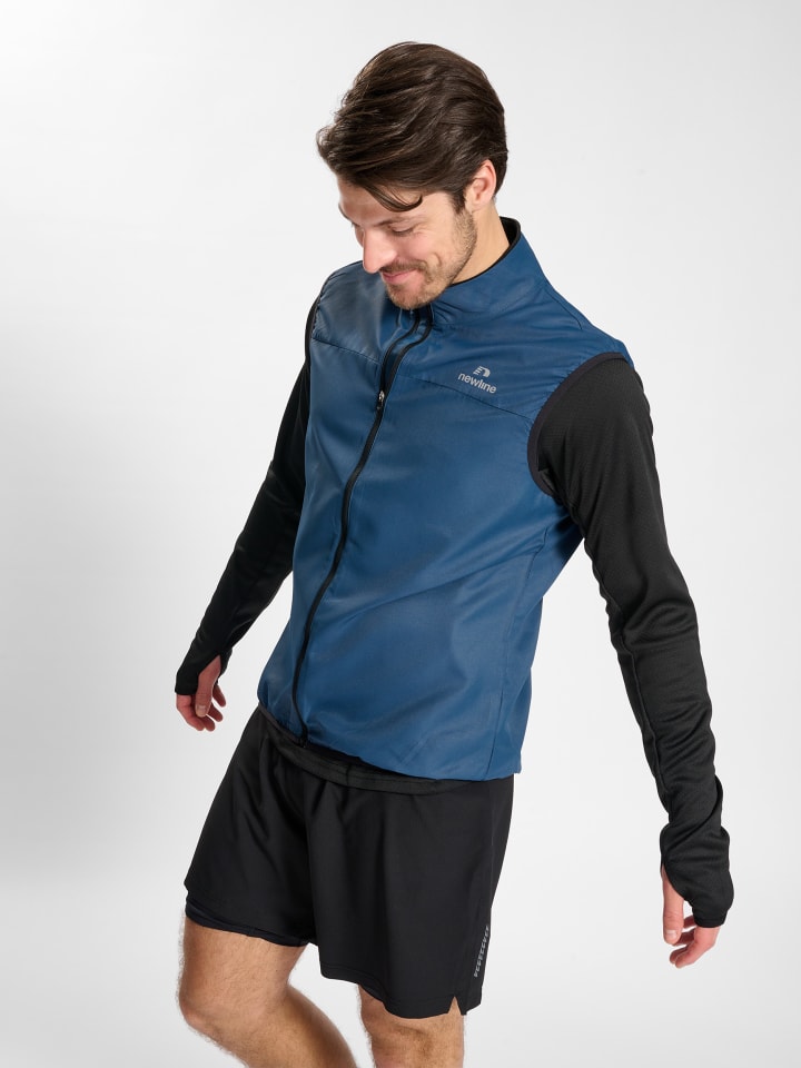 Newline Newline Reißverschluss Vest Nwlnashville Laufen Herren in MAJOLICA BLUE günstig kaufen