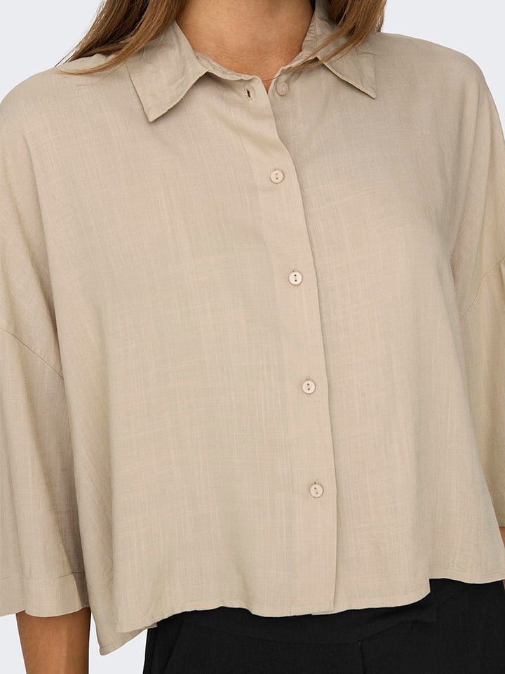 ONLY Shirt in Beige günstig kaufen