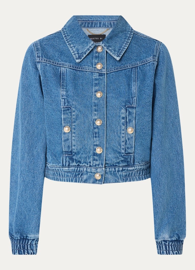 Jachetă de denim decupată NIKKIE Darien