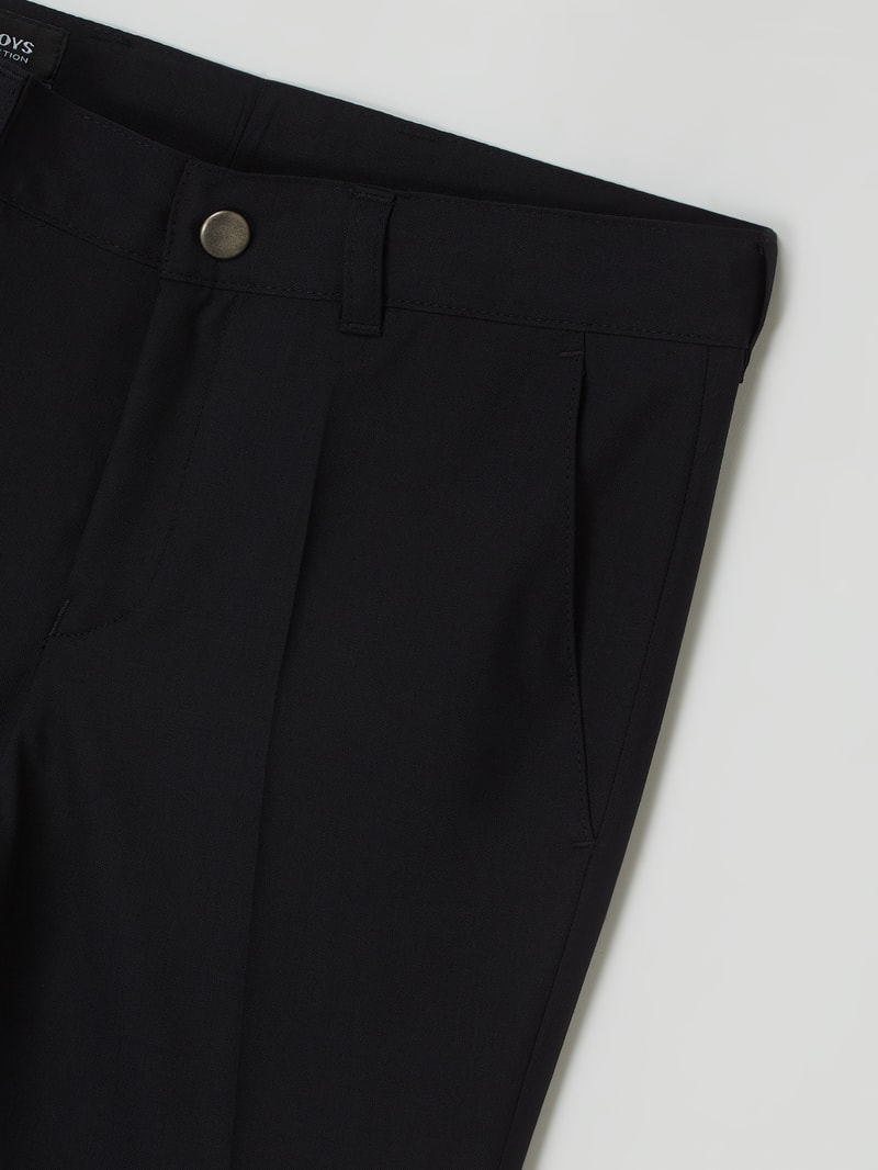 Regular Fit Hose mit Viskose-Anteil in marineblau