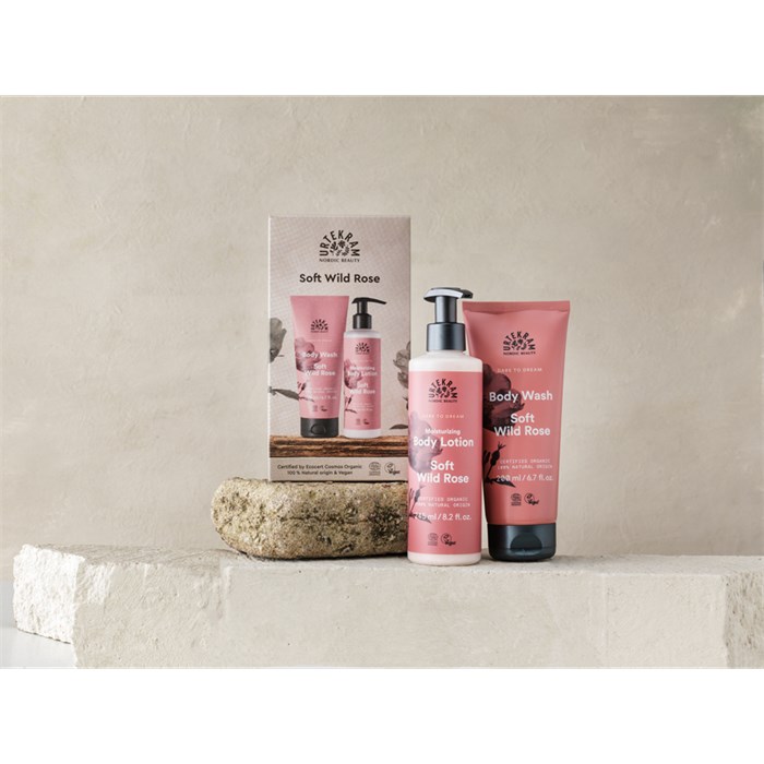 Soft Wild Rose Geschenkset von Urtekram