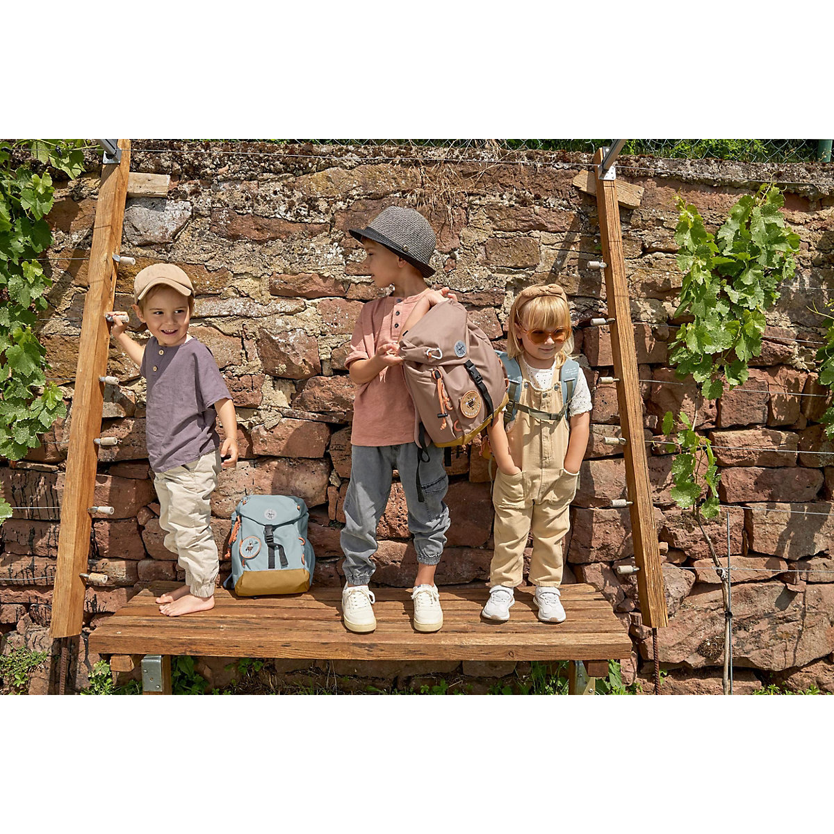 Kinderrucksack Outdoor-Mini-Backpack Nature light blue
