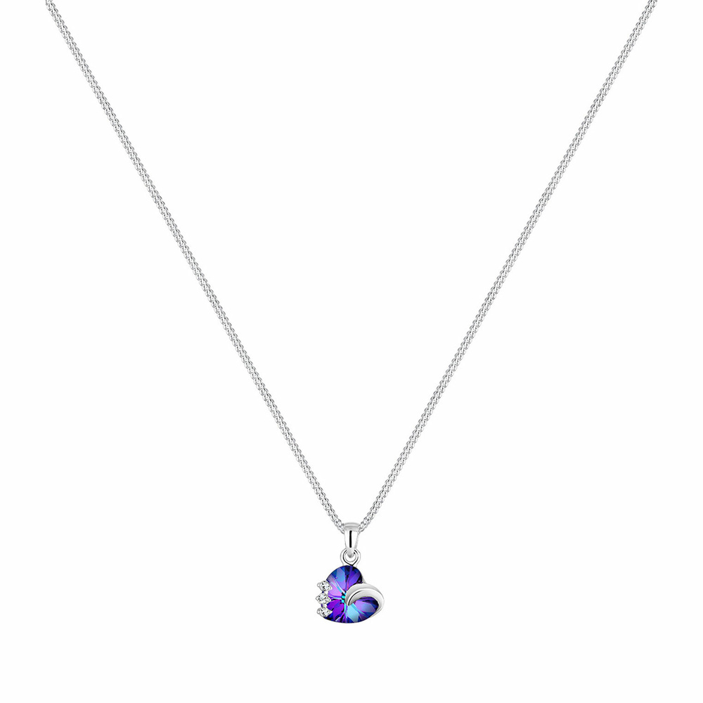 Elli Elli Collier Herz Kristalle 925 Silber Tesoro collier