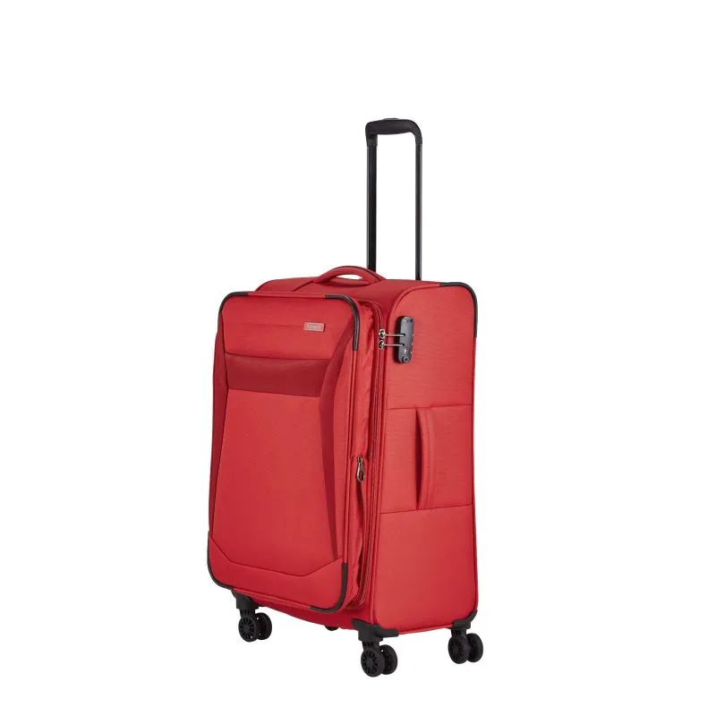 Travelite CHIOS Trolley mit 4 Rollen Größe M - Rot