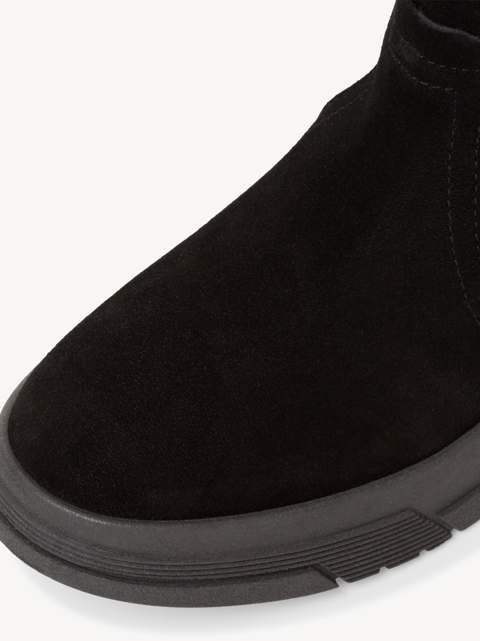 Bottine en cuir - noir