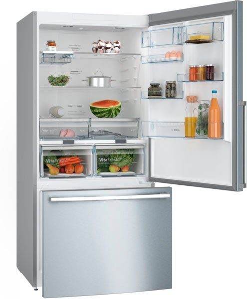 BOSCH Kühl-/Gefrierkombination KGB86XIEP, 186 cm hoch, 86 cm breit