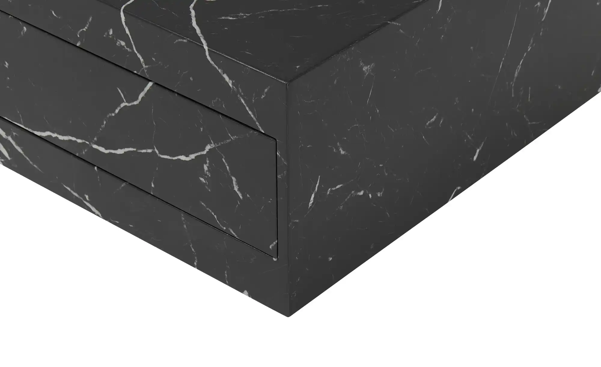Couchtisch in Marmor-Optik schwarz