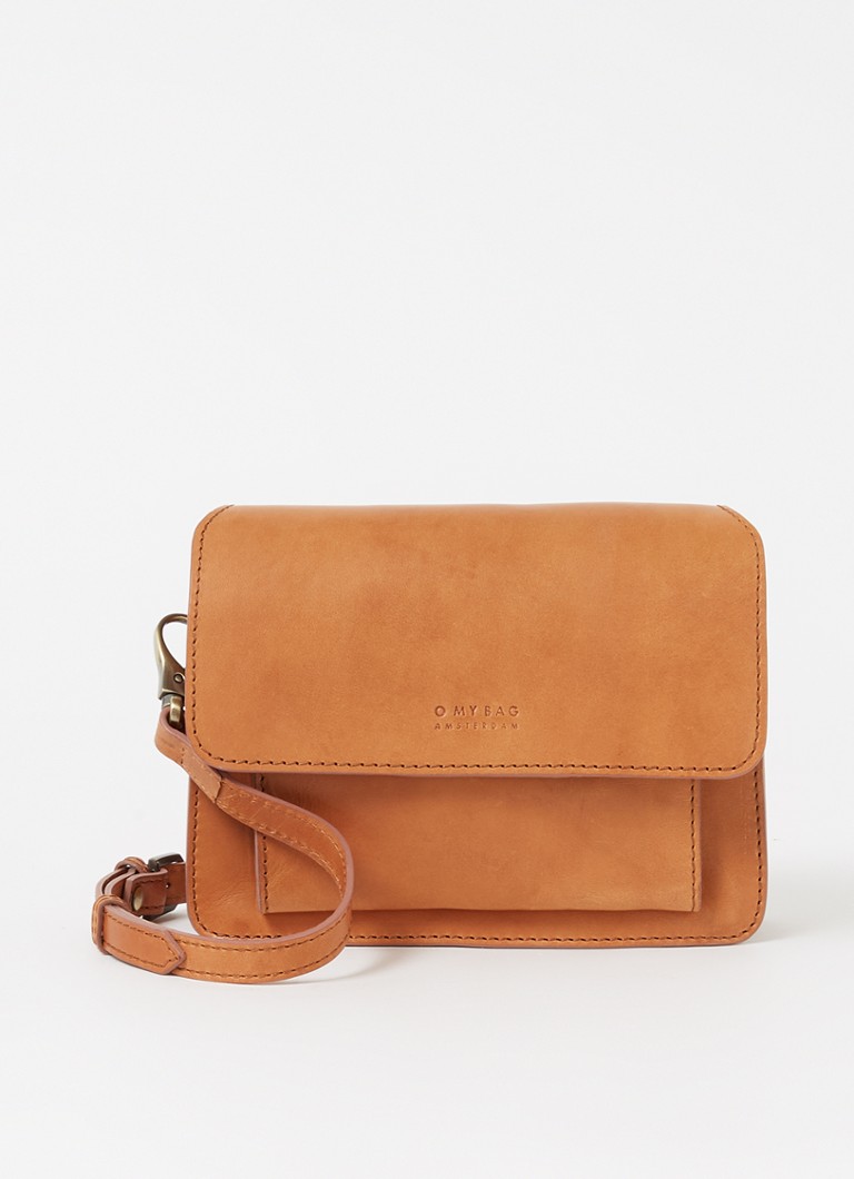 Geantă de umăr mini din piele O My Bag Harper cu curea detașabilă.