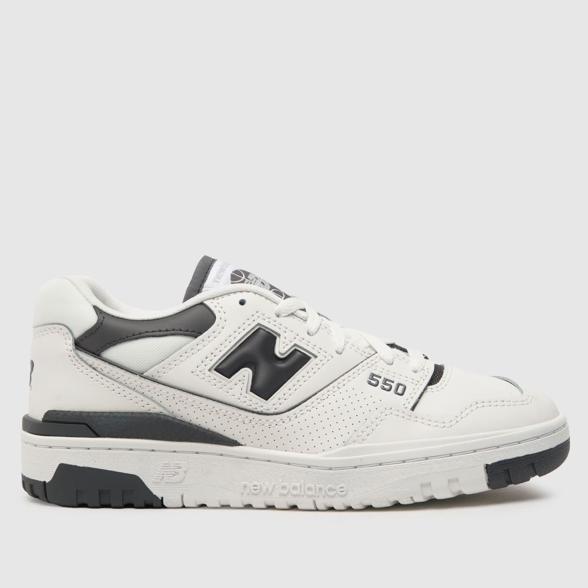 New Balance bb550 träningsskor i vitt och svart