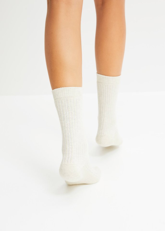 Thermo Socken (4er Pack) mit Innenfrottee und Rippoptik