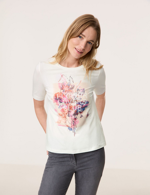 Nachhaltiges Halbarmshirt mit Frontprint