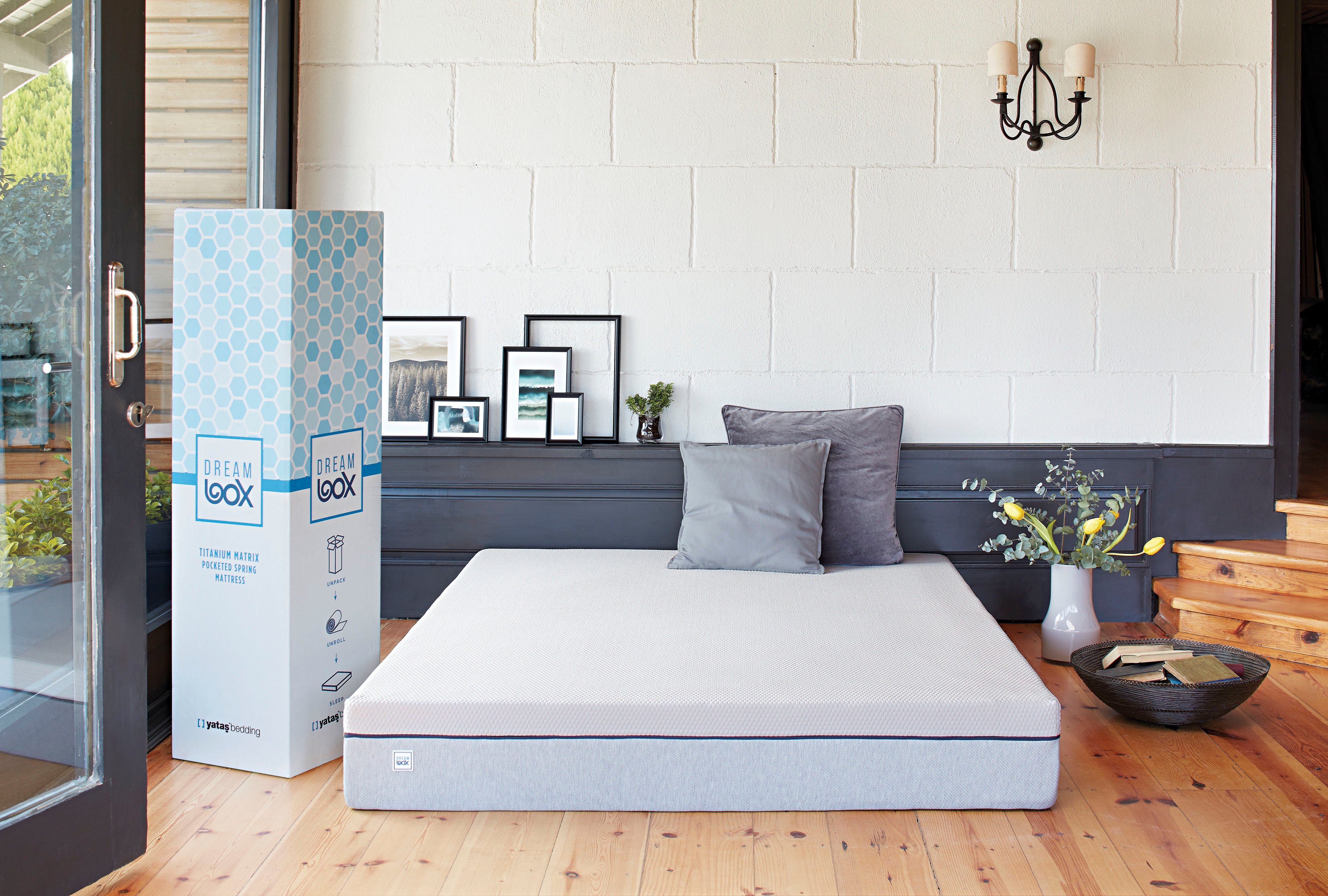 Taschenfederkernmatratze Dream Box Roll PRO, Yatas Bedding, 26 cm hoch, 3 Härten System-Feder, unterstützt jede Körperform bis 120 kg