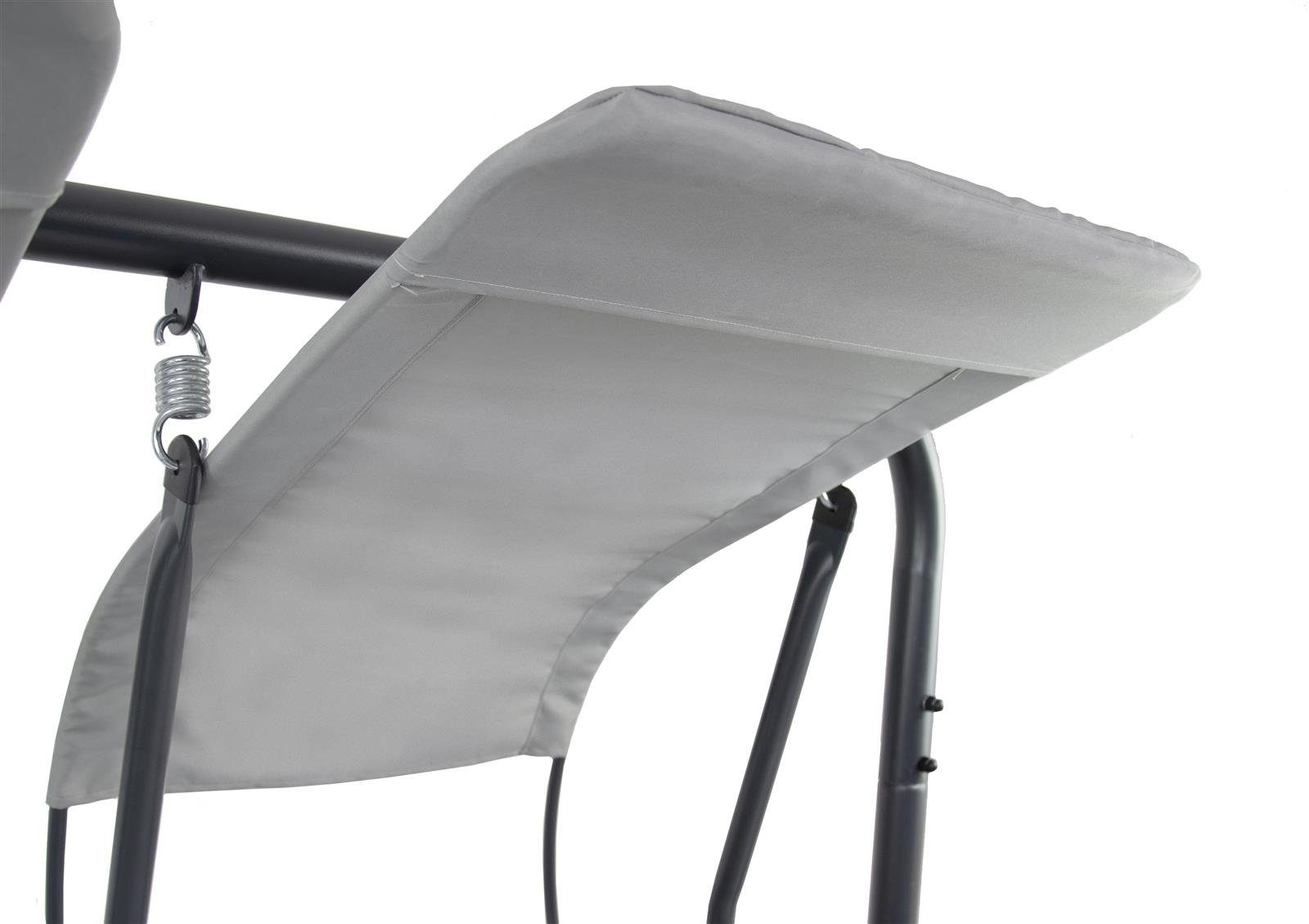 bellavista - Home&Garden® Hollywoodschaukel Hollywoodschaukel, 2-Sitzer, zwei getrennte Schaukeln mit Sonnendach