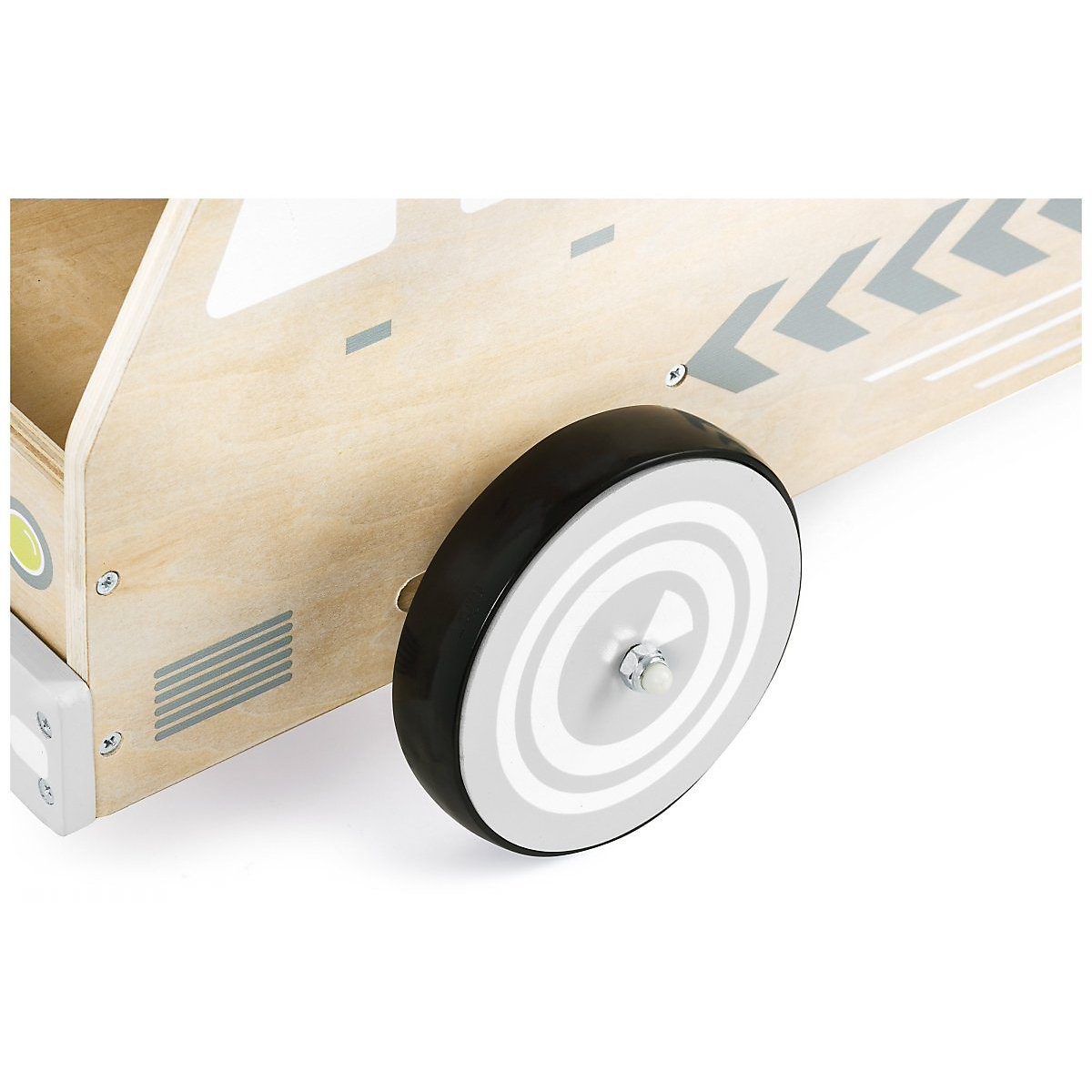 Aufsitzauto aus Holz Rutschauto mit Aufbewahrungsfach
