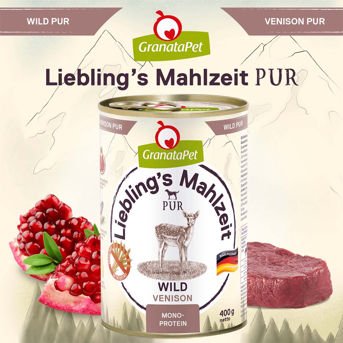 GranataPet Liebling's Mahlzeit Wild PUR kaufen bei ZooRoyal