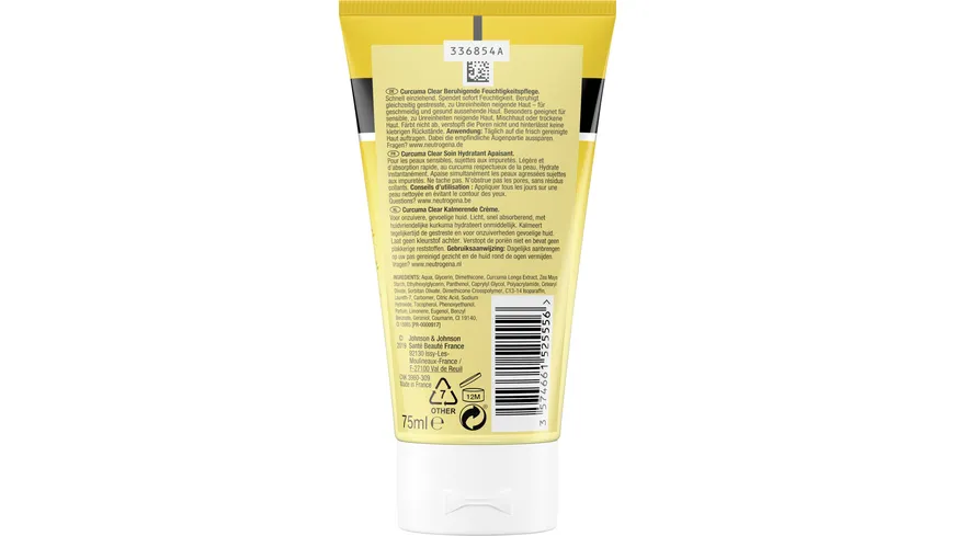 Neutrogena Curcuma Beruhigende Feuchtigkeitspflege 75 ml