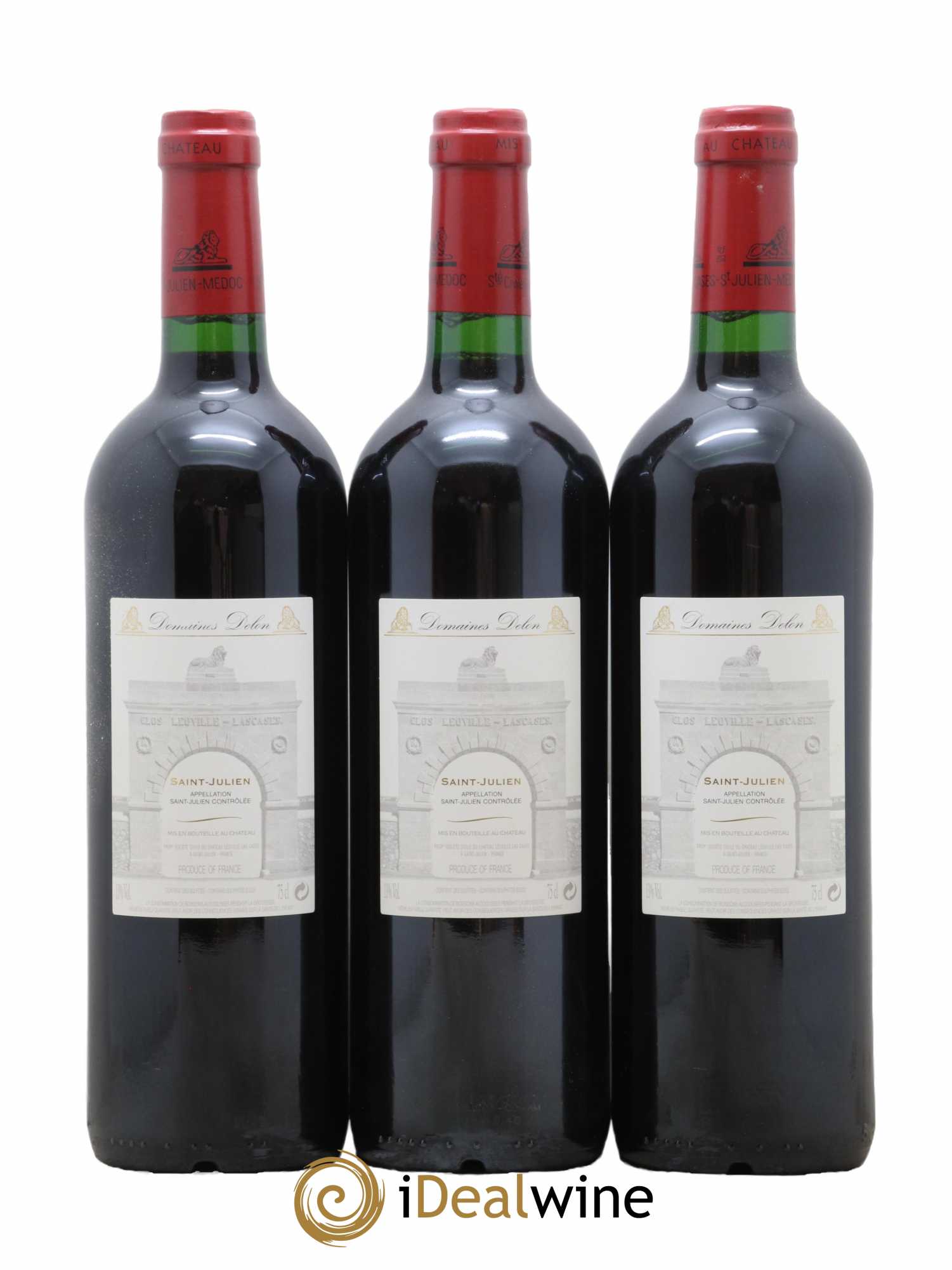 Château Léoville Las Cases 2ème Grand Cru Classé  2005 - Lot de 3 Bouteilles
