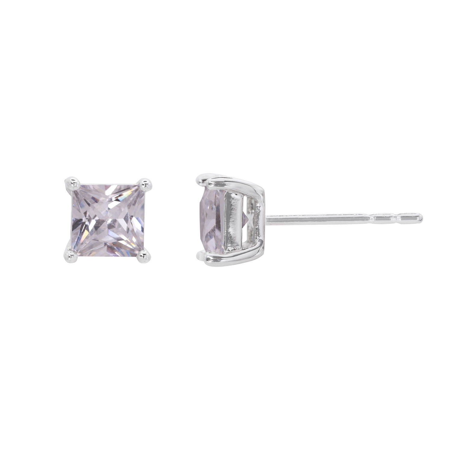 Boucles d'oreilles Heideman Lula, couleur argent poli