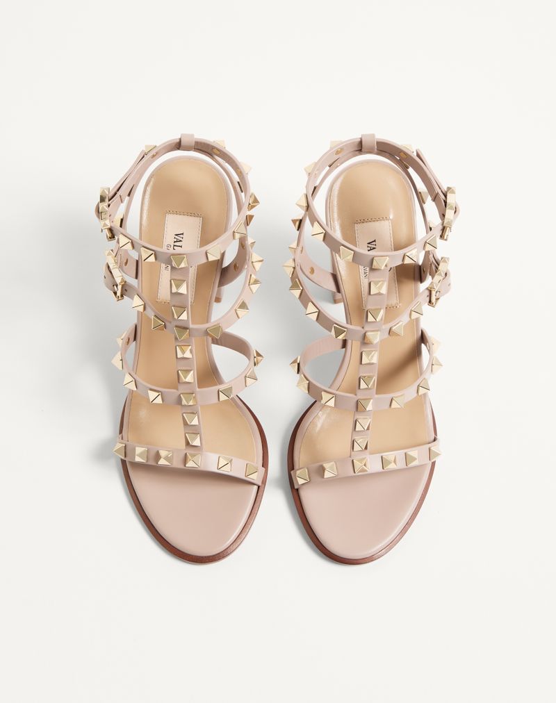 Sandália Rockstud com tiras de 90 mm