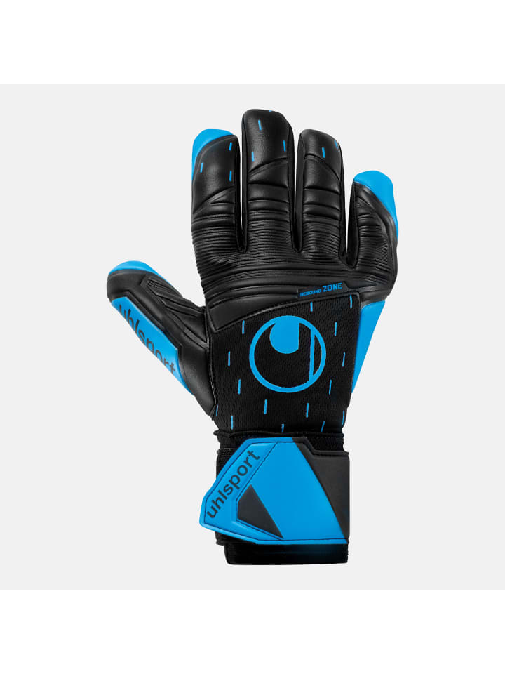 uhlsport  Torwarthandschuhe CLASSIC SOFT HN COMP in schwarz/cyan günstig kaufen