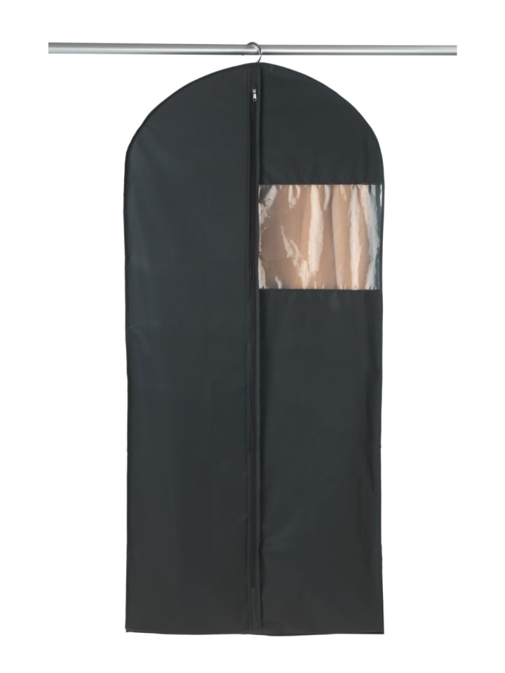 Wenko Kleidersack Deep Black 3-teiliges Set, Kleidersack Mod. Deep Black 3-teiliges Set in Schwarz günstig kaufen onesize