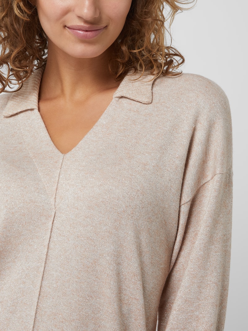 Pullover und Strickhose im Set Modell 'Perla' in beige