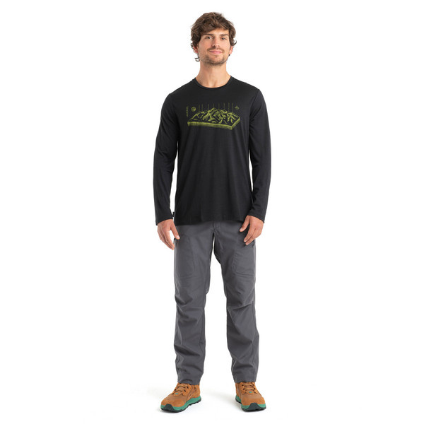 M MERINO 150 TECH LITE II LS TEE ALPS 3D Herren - Langarmshirt