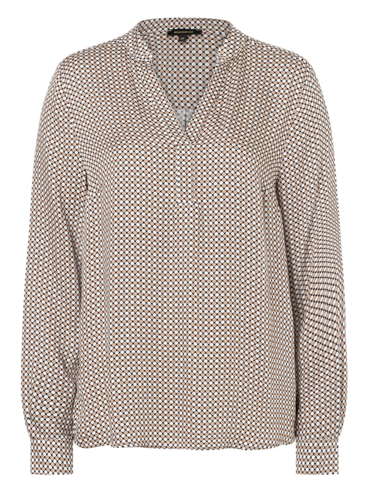 More & More Viskosebluse in beige günstig kaufen 34