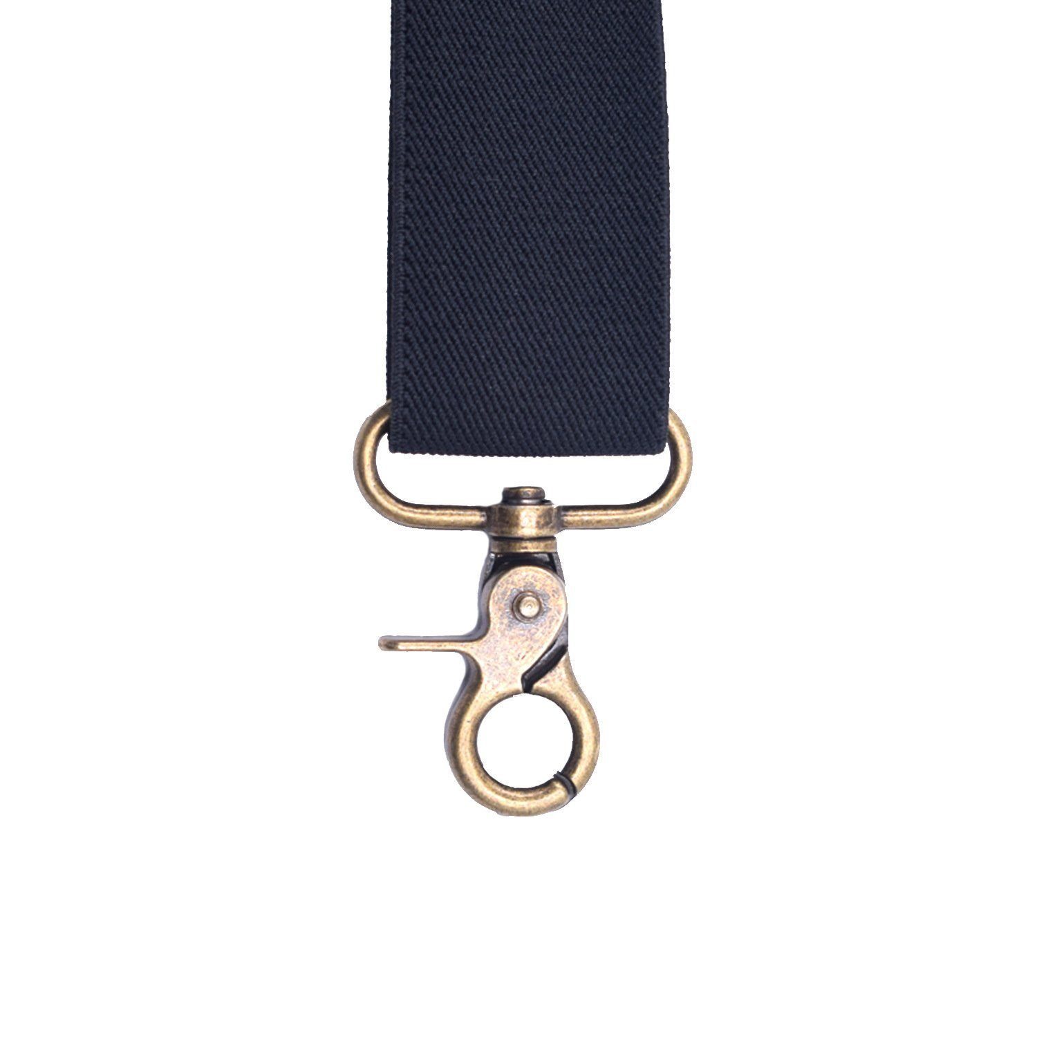 Gold Crest Hosenträger Hosenträger Unisex mit 4 starken Clips elastisch einstellbar Länge (1-St)
