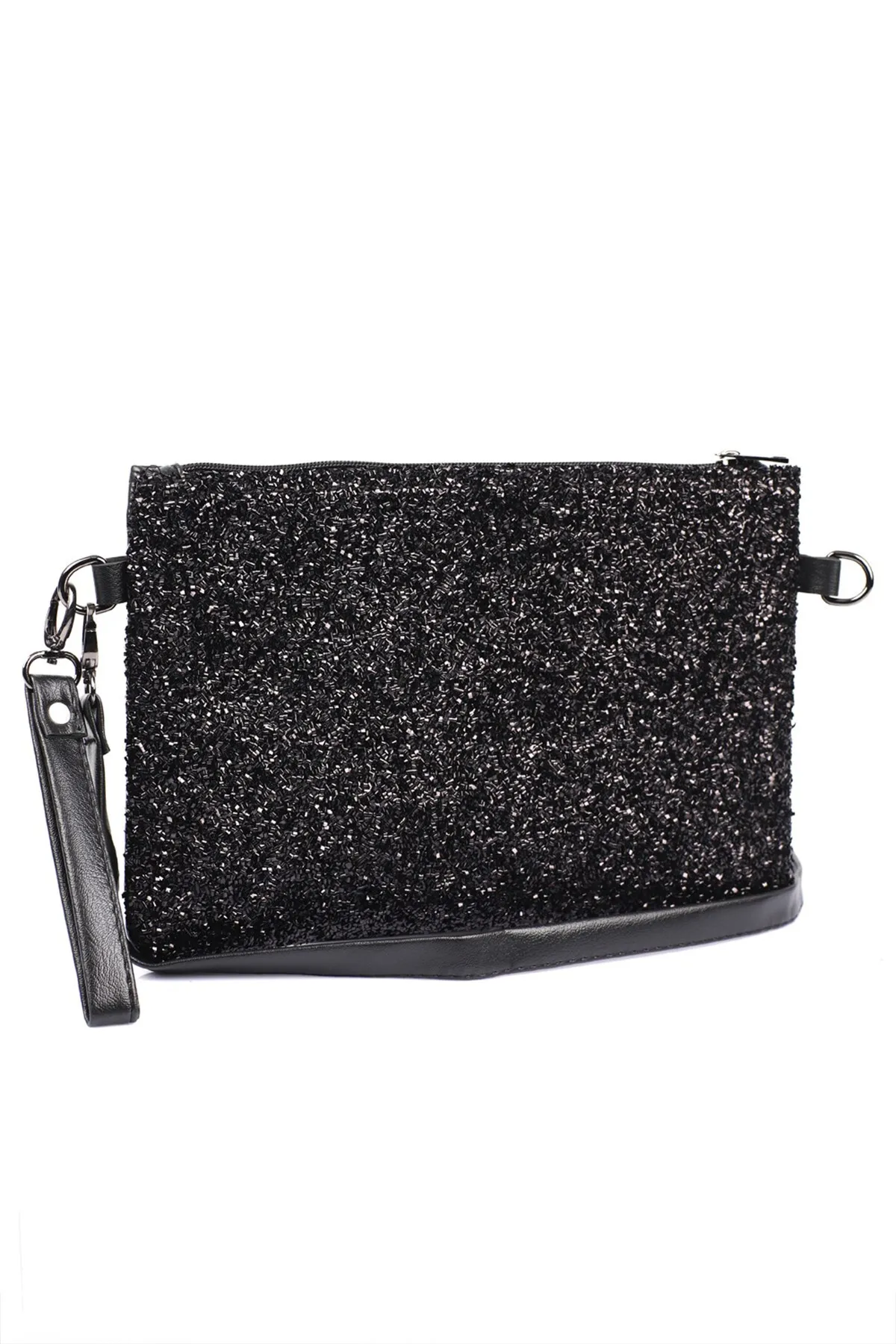 Capone Outfitters  Capone Paris Schwarze Damen-Clutch