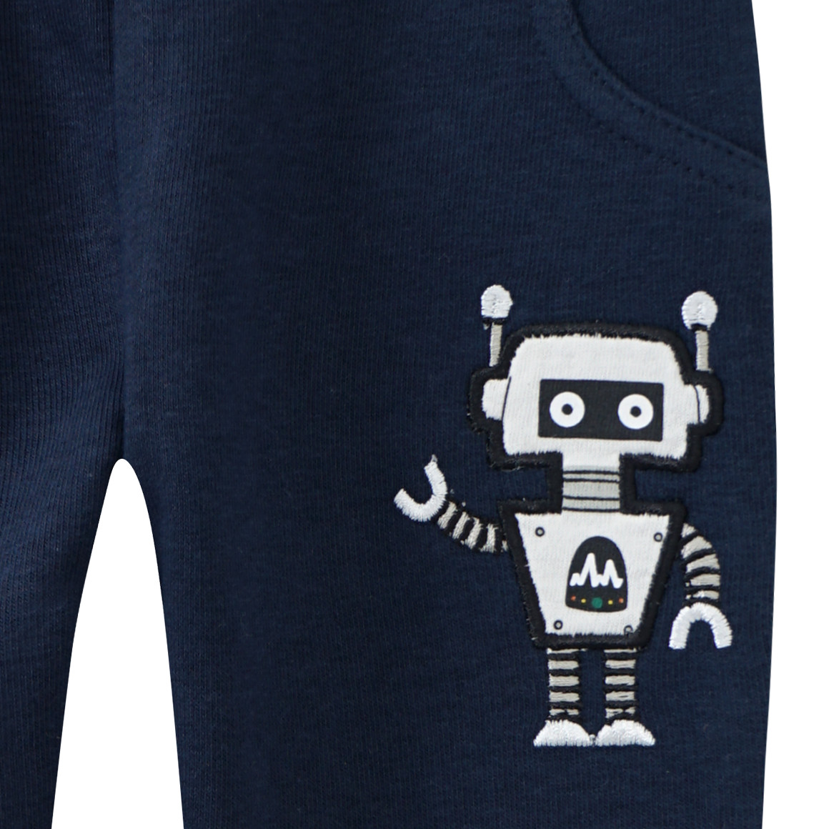 Baby Jogginghose mit Roboter-Applikation