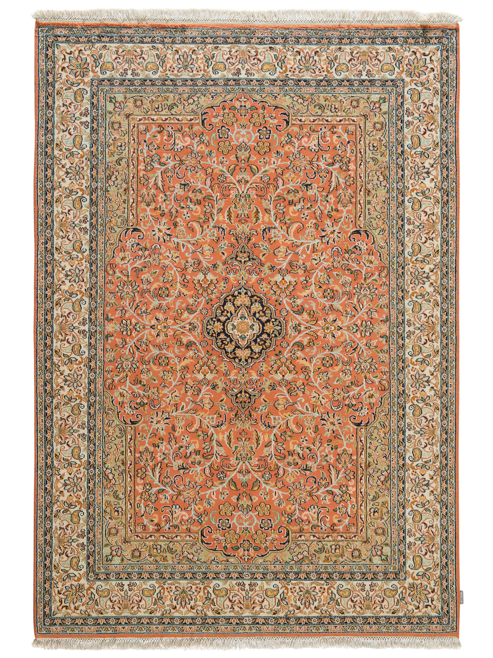 Kaschmir Seide 18/18 ca. 128 x 184 cm, Unikat / Einzelstück