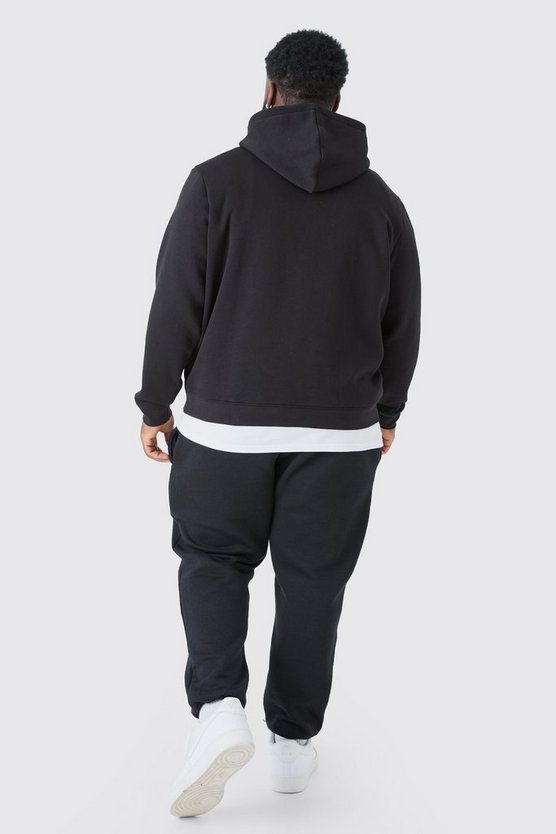 Plus Man Signature Hoodie in Schwarz