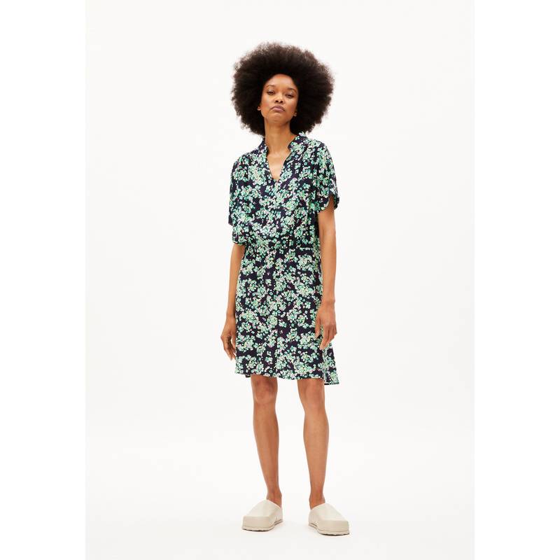 ARMEDANGELS Juaraa Ditsy Kurzarmkleid Damen