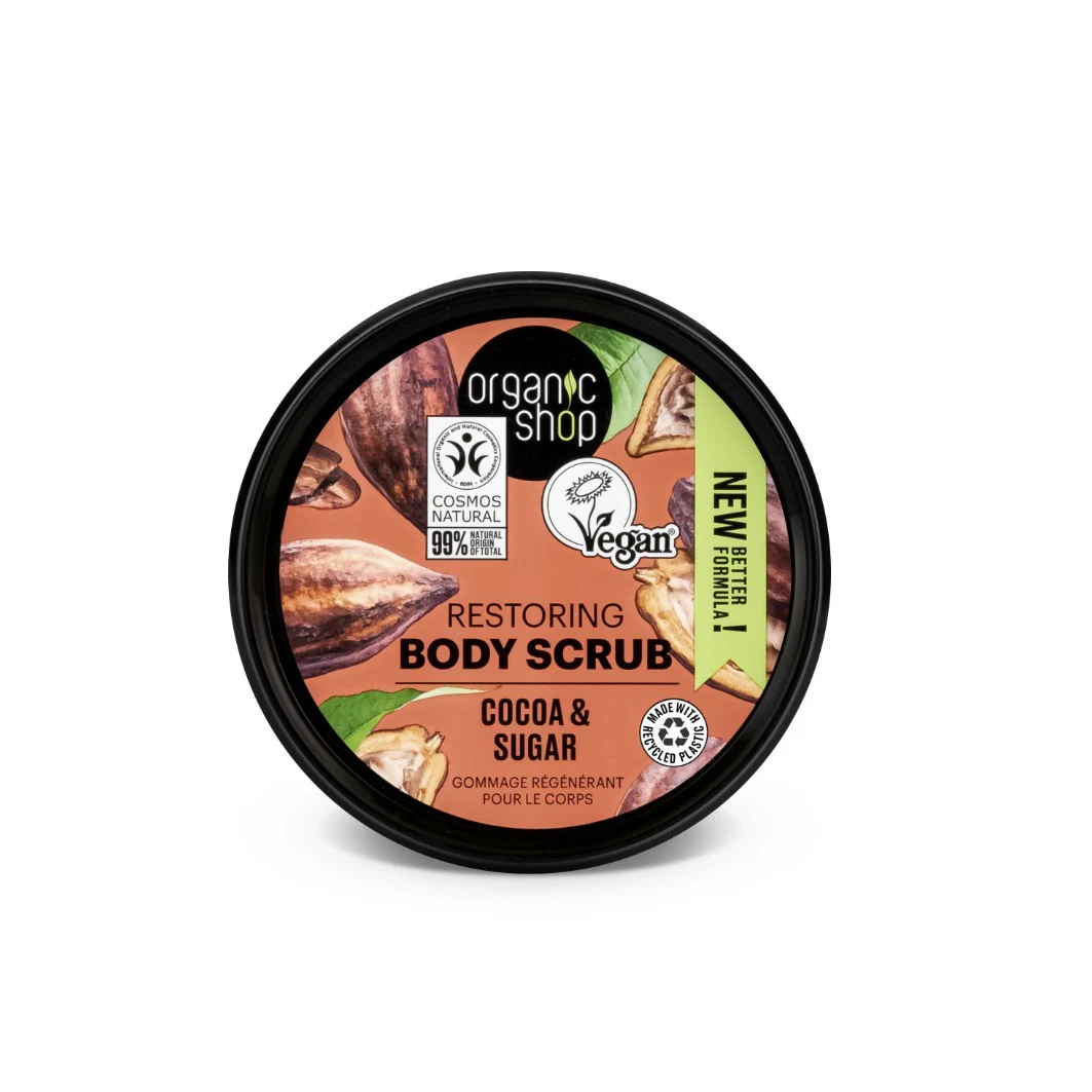 Scrub corpo al cioccolato belga gourmet di Organic Shop