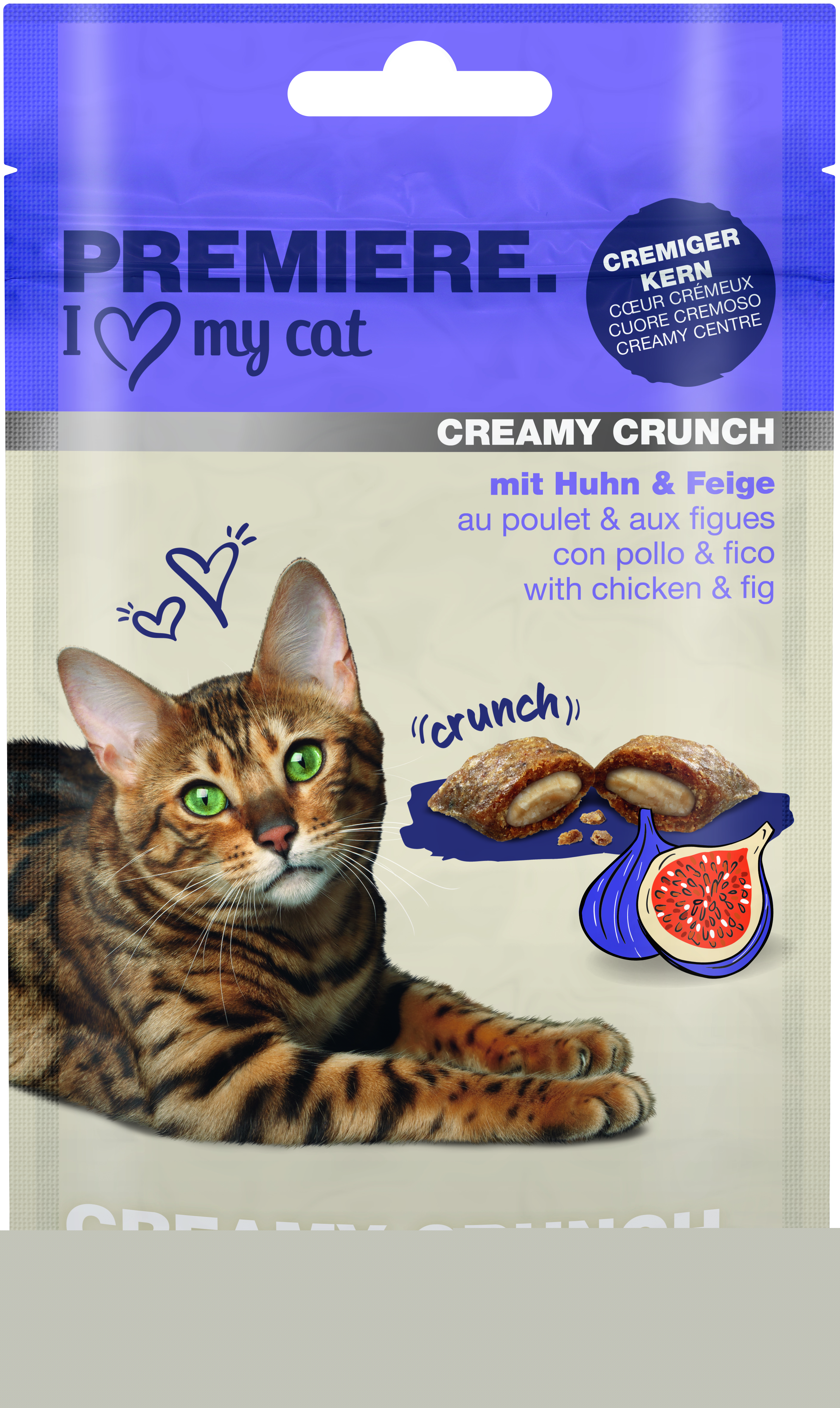 PREMIERE Snacks PREMIERE Creamy Crunch Huhn & Feige 6x60 g