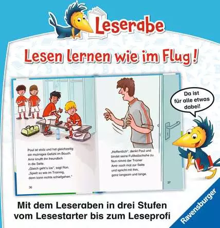Leserabe - 2. Lesestufe: 1:0 für Paul - Eine Fußballgeschichte