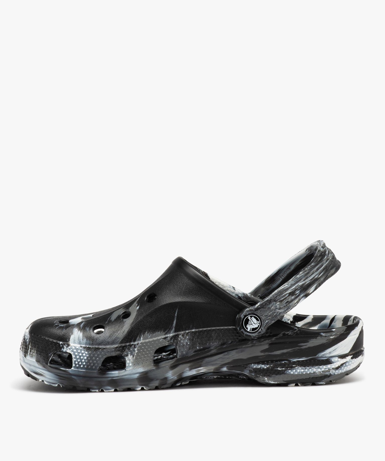 Sabots souples homme dessus perforé effet marbré - Crocs noir | GEMO