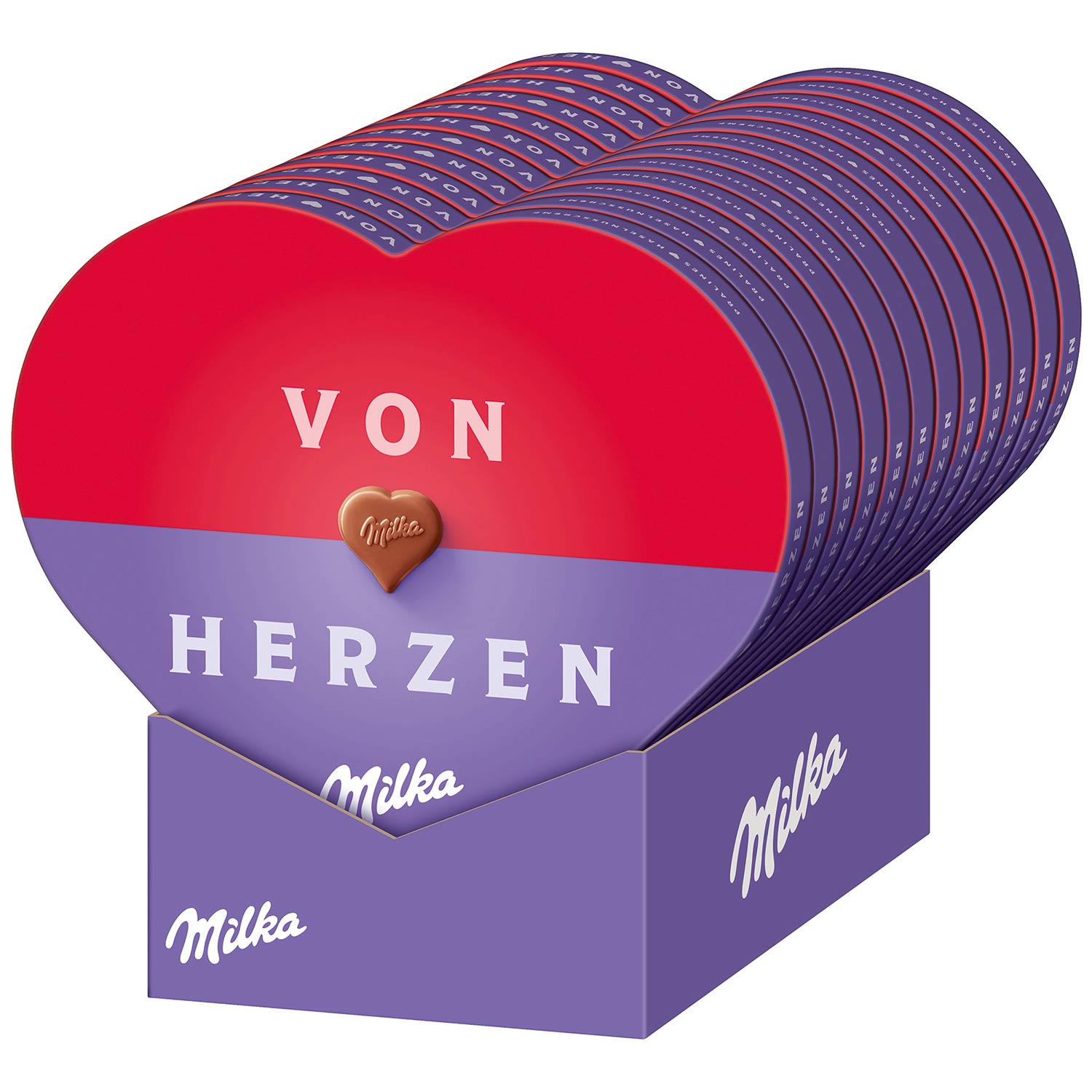Milka 'Von Herzen' Pralinés Haselnusscrème 165g