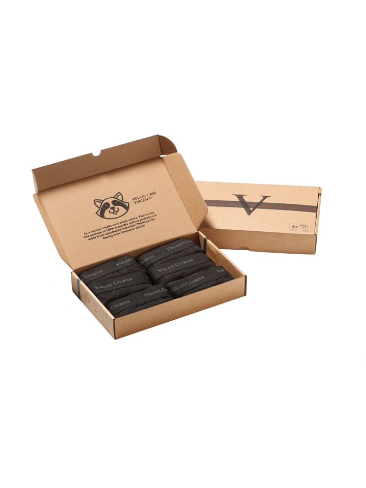Vincent Creation® Boxershorts-Hipster 6 Stück in schwarz günstig kaufen