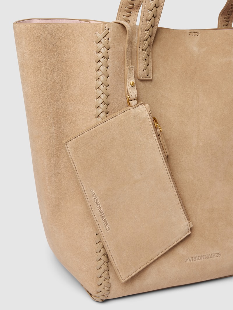 Shopper aus Leder Modell 'COSY LEATHER' in sand
