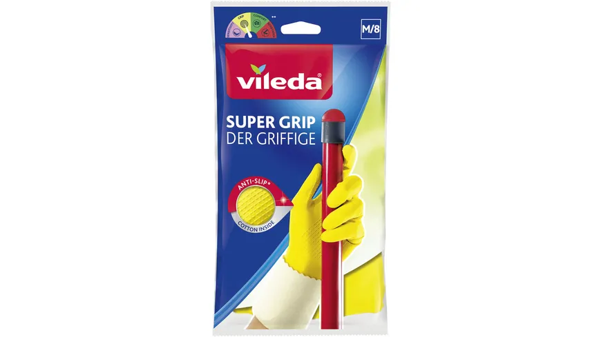 Vileda Handschuh Super Grip Der Griffige M