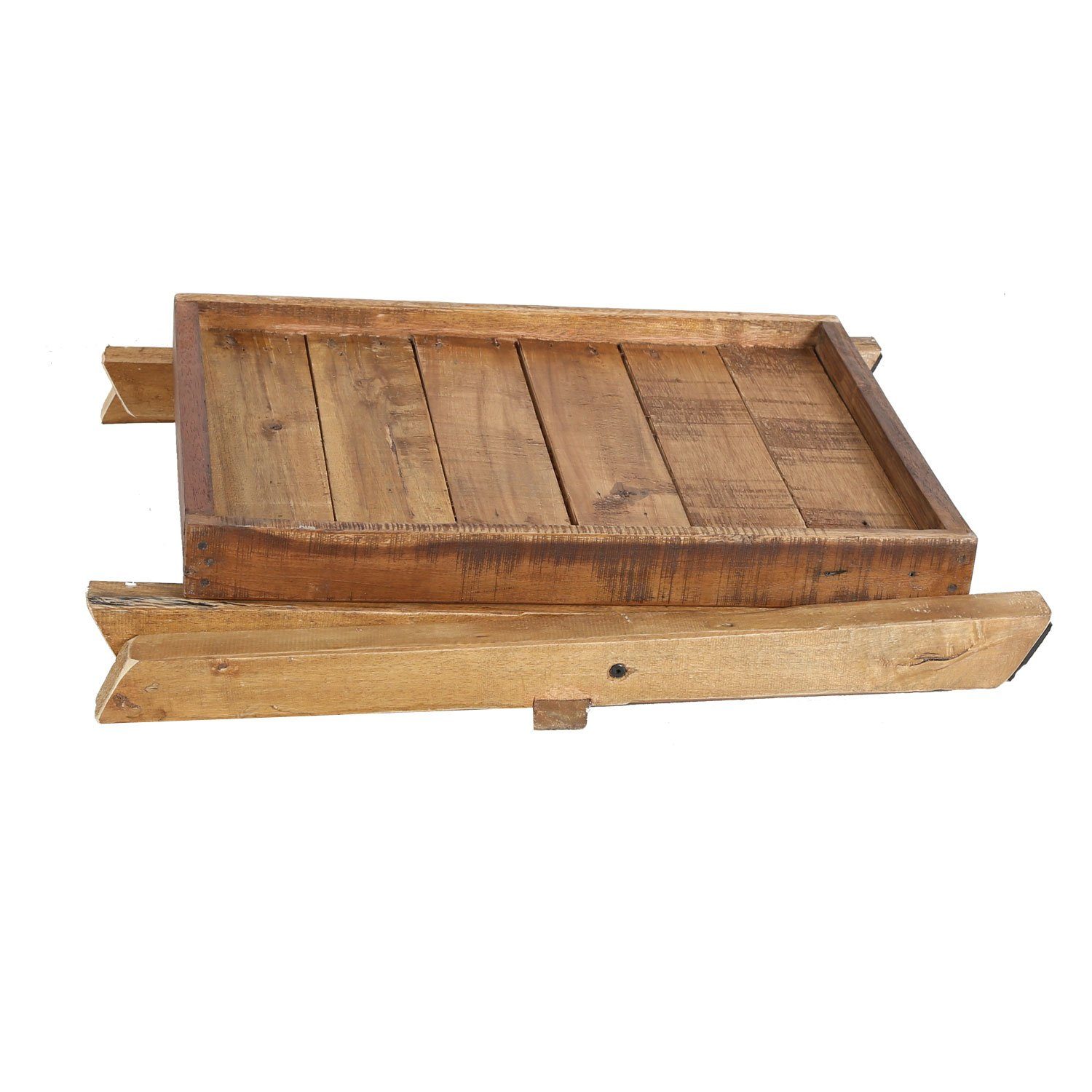Casa Moro Klapptisch Beistelltisch Holz IMPERIA Gartentisch Serviertisch Campingtisch, recyceltes Teak Holz