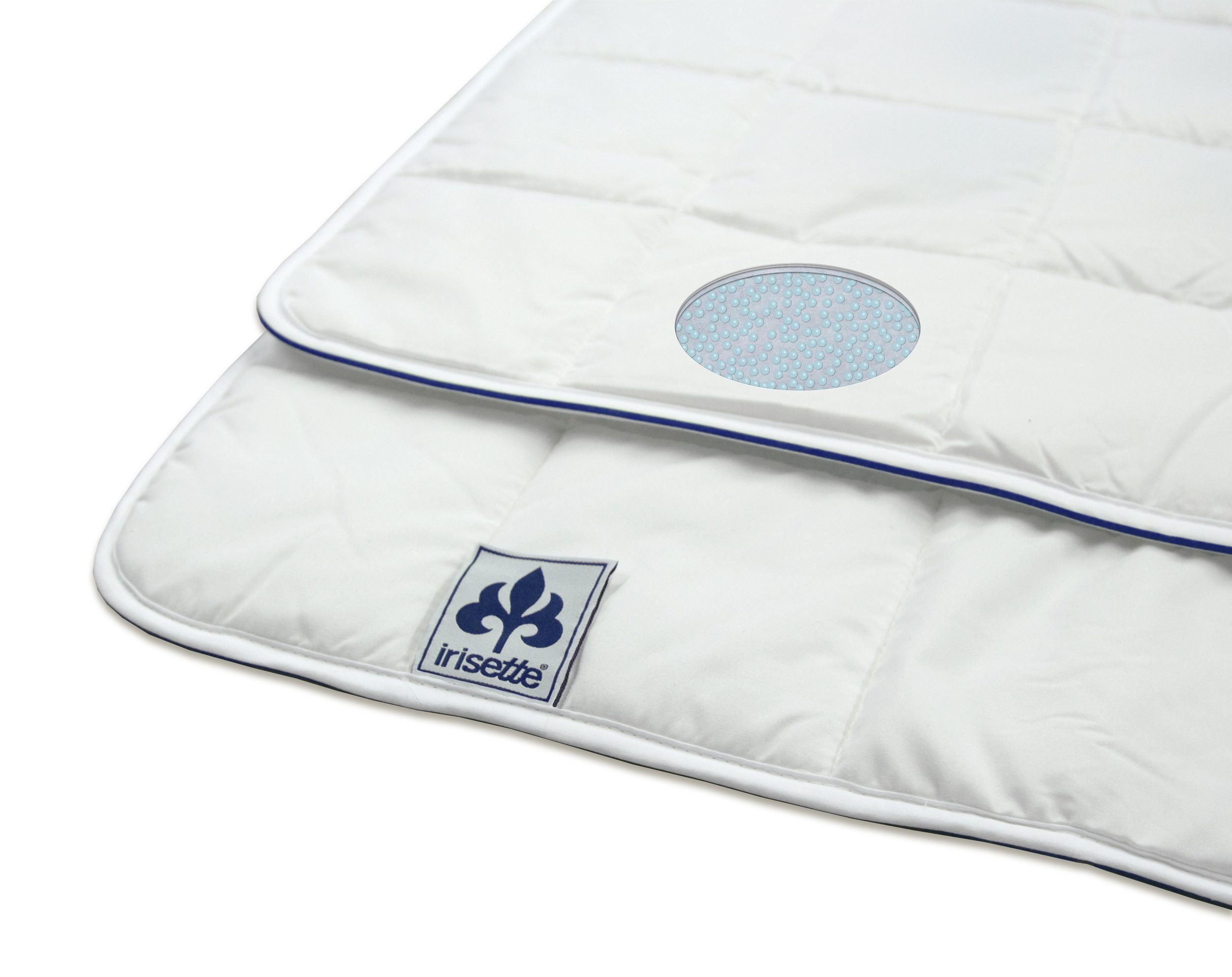 Gewichtsdecke, Perla, Entspannungsdecke, Irisette, Füllung: Microglasperlen & Polyester, 6 und 8 kg, empfohlen für Erwachsene, entwickelt in Deutschland