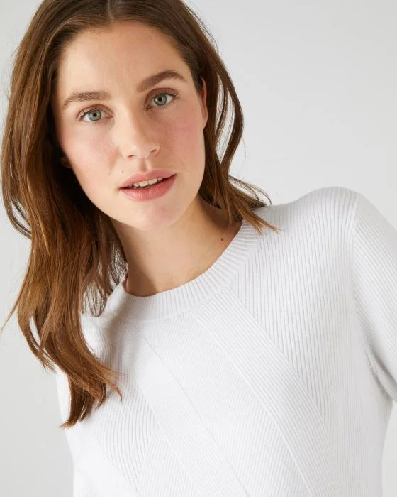 Pull jeu de côtes fantaisie